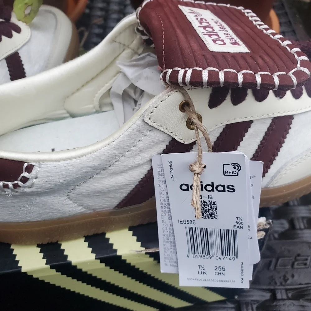 New in Box Wales Bonner x Adidas Samba Pony 'Cream White'